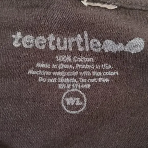 Tee Turtle | Gamer "Pew Pew" Panda Fitted Tee - Picture 4 of 4